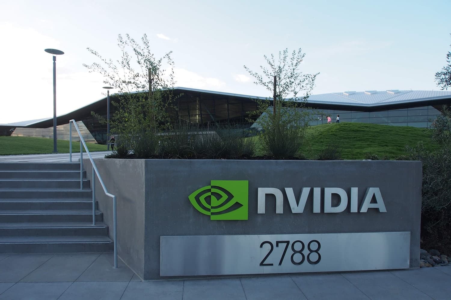 NVIDIA sign at the Endeavor building